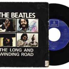 Discos de vinilo: THE BEATLES THE LONG AND WINDING ROAD 1970 ORIGINAL SPAIN SINGLE ODEON