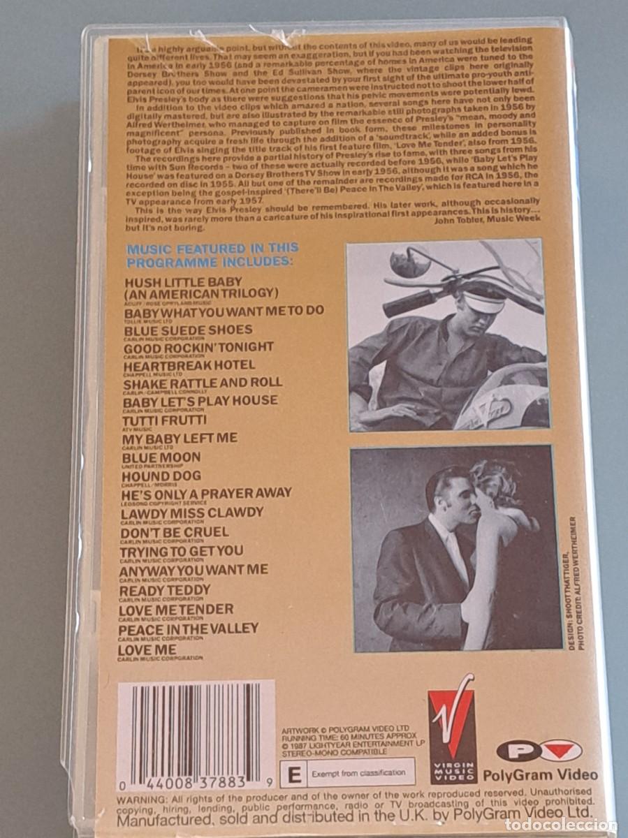 Discos de vinilo: Video original Elvis 56. VHS - Foto 2