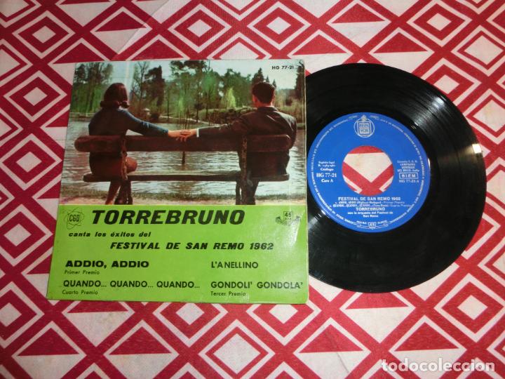 Discos de vinilo: TORREBRUNO - ADDIO, ADDIO +3 - Foto 1