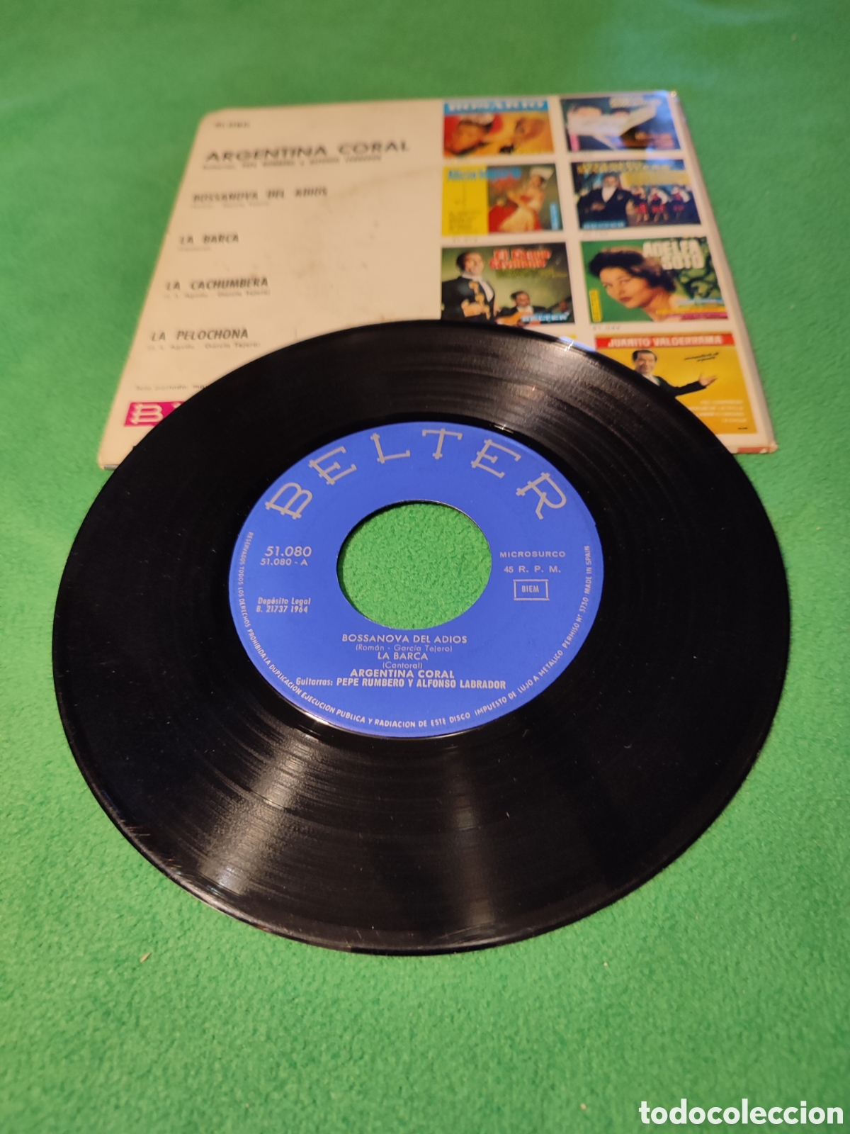 Discos de vinilo: Argentina Coral - Bossa Nova del adi&oacute;s + 3 - Foto 2