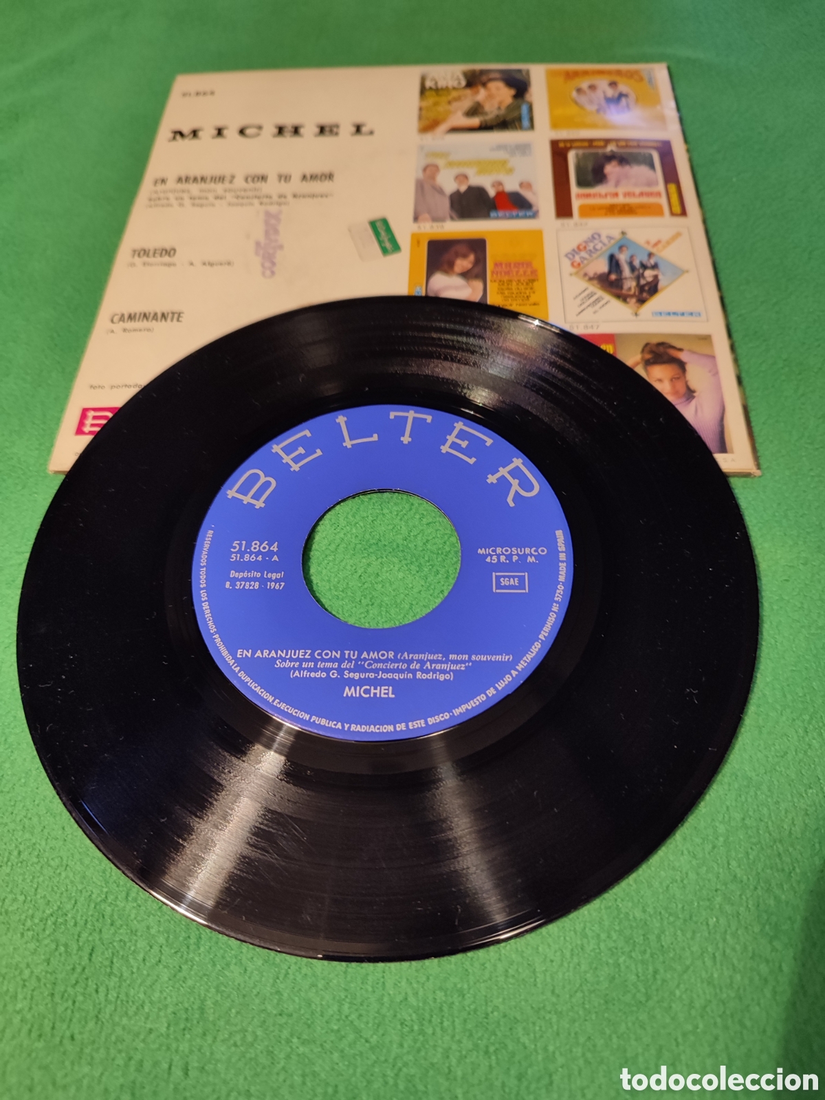 Discos de vinilo: Michel - En Aranjuez con tu amor+ 2 - Foto 2