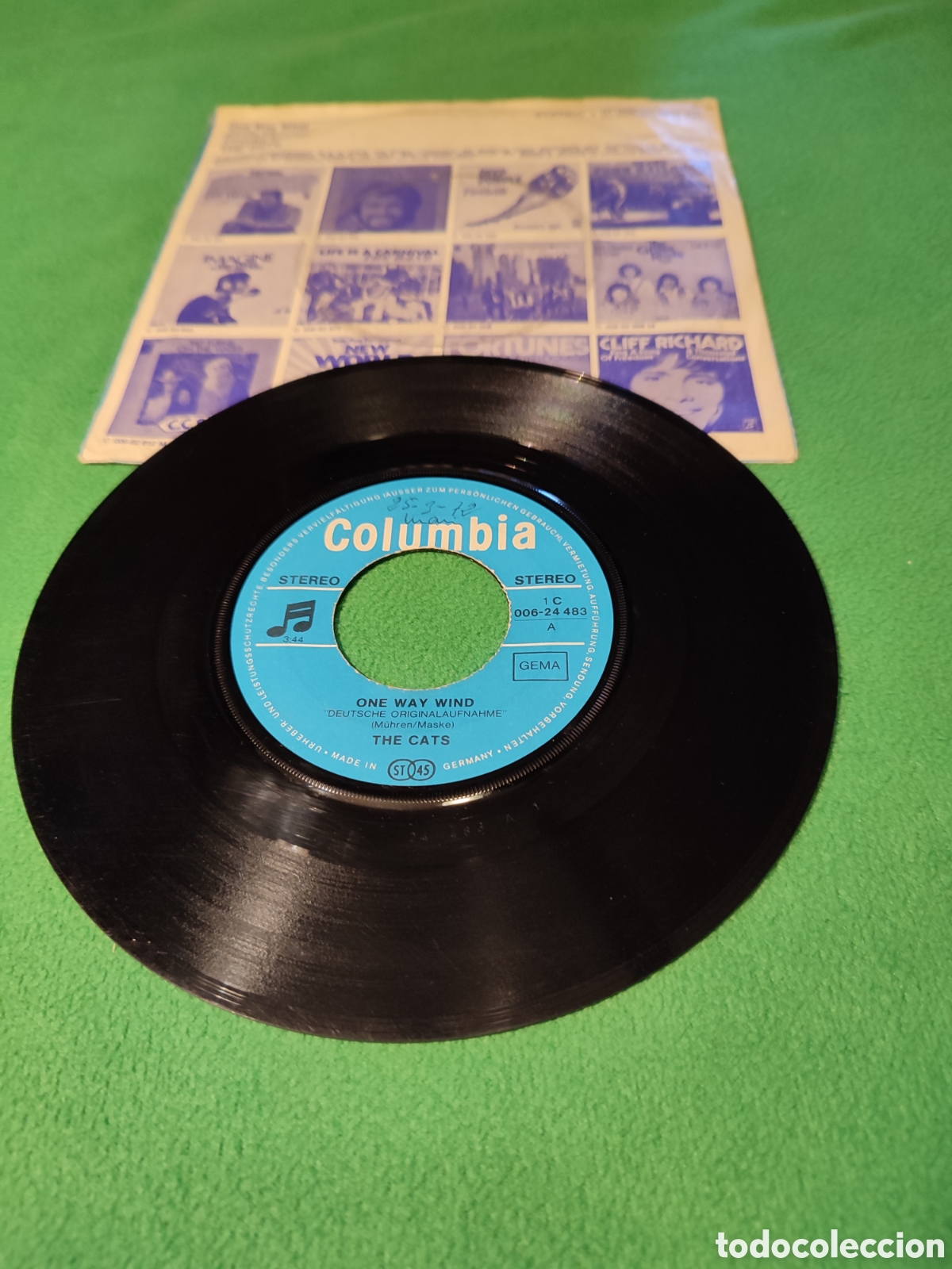 Discos de vinilo: Cats - One Way Wind edici&oacute;n alemana - Foto 2