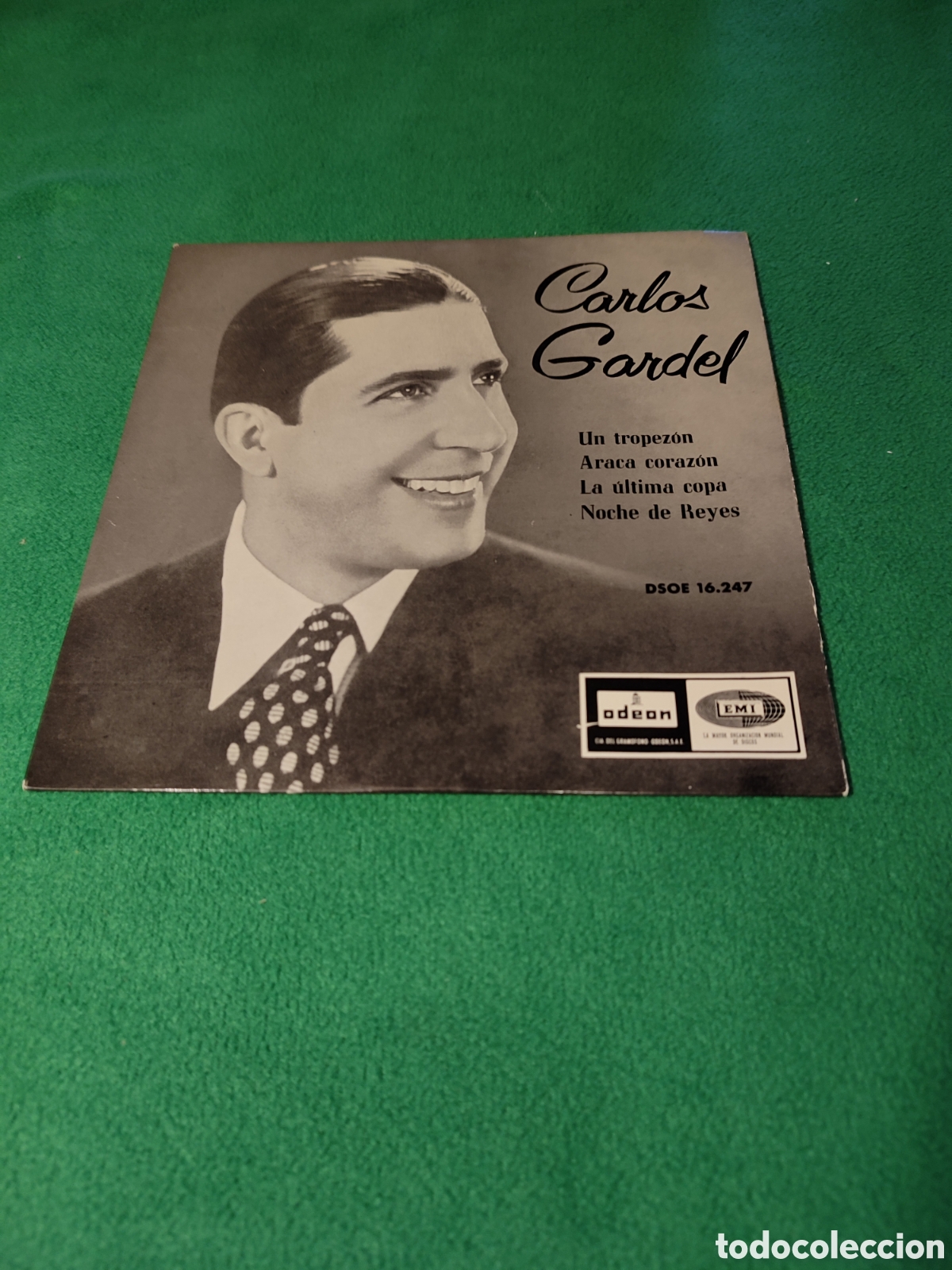 Discos de vinilo: Carlos Gardel - Un tropez&oacute;n+ 3 - Foto 1