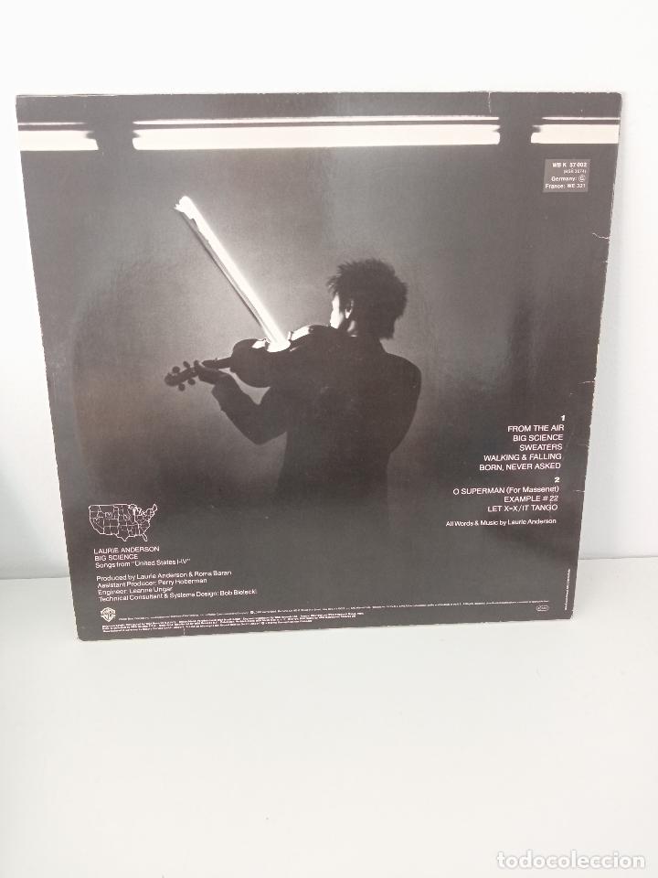 Discos de vinilo: Laurie Anderson &lrm;&ndash; Big Science - Foto 2