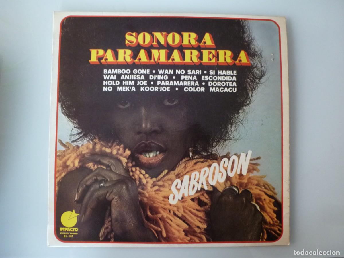 Discos de vinilo: SONORA PARAMARERA - SABROSON (LP IMPACTO 1975) - Foto 1