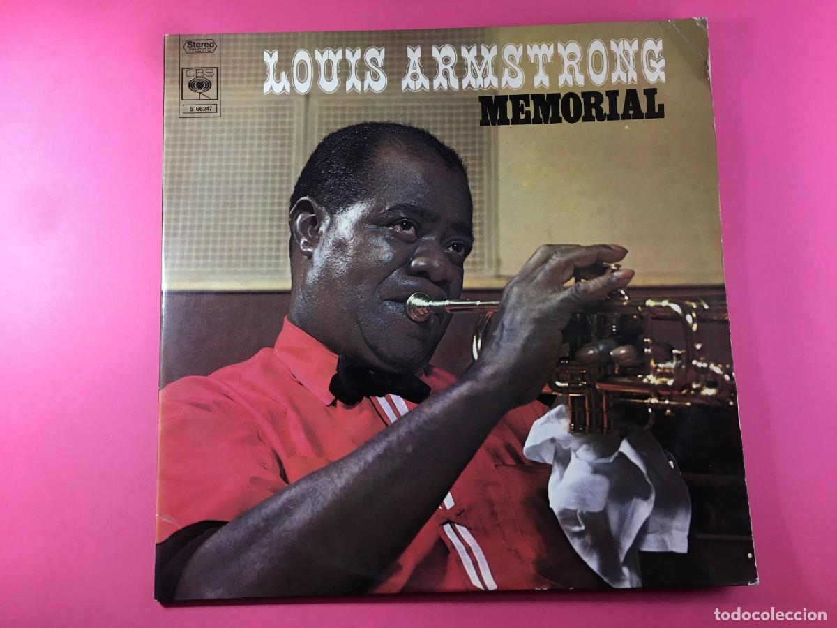 Discos de vinilo: LOUIS ARMSTRONG - MEMORIAL - DOBLE LP HOLANDA 1971 GATEFOLD - Foto 1