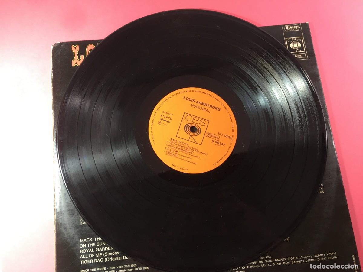 Discos de vinilo: LOUIS ARMSTRONG - MEMORIAL - DOBLE LP HOLANDA 1971 GATEFOLD - Foto 5