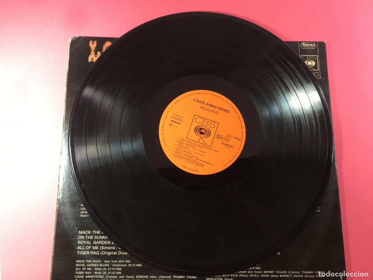 Discos de vinilo: LOUIS ARMSTRONG - MEMORIAL - DOBLE LP HOLANDA 1971 GATEFOLD - Foto 7