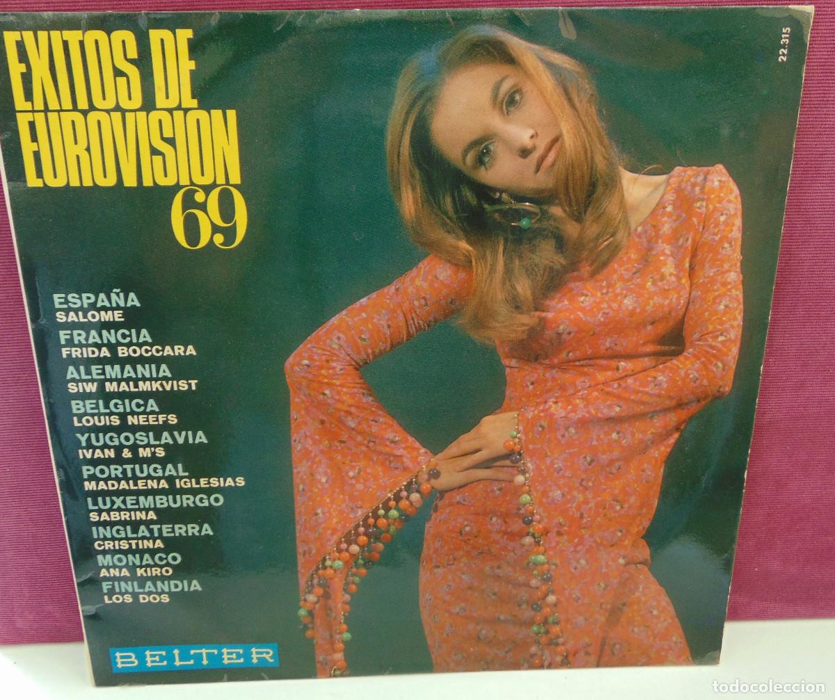Discos de vinilo: EXITOS DE EUROVISION 69 - LP BELTER - Foto 3