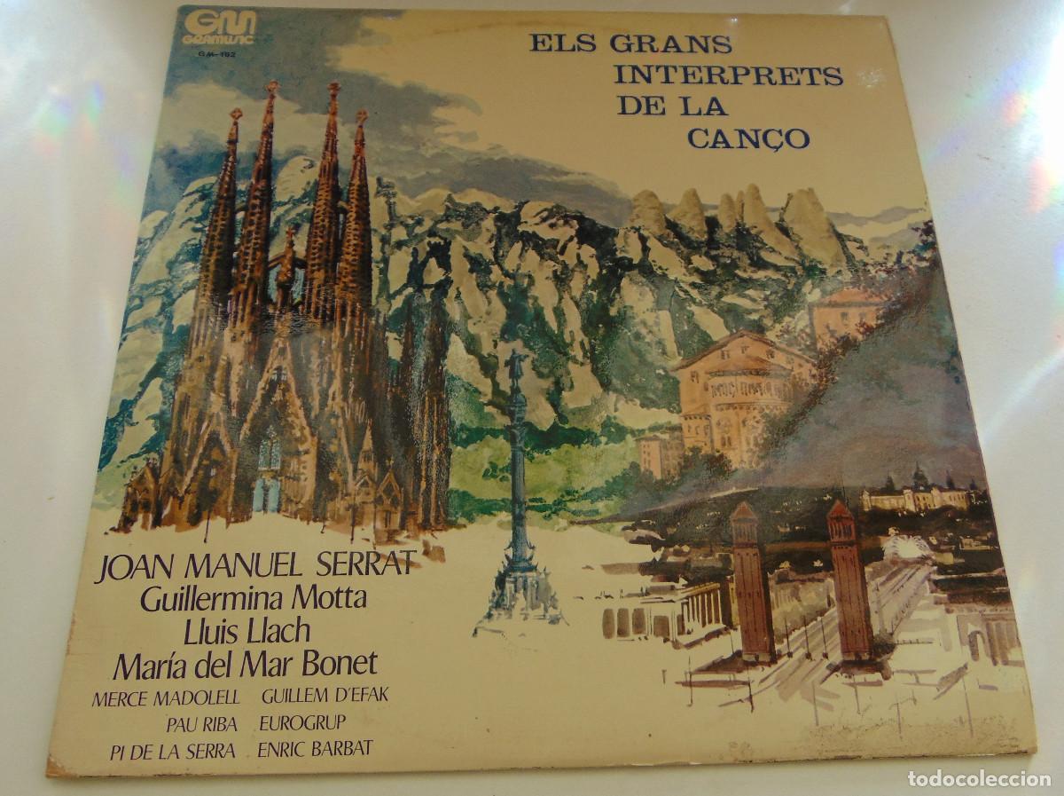 Discos de vinilo: ELS GRANS INTERPRETS DE LA CAN&Ccedil;O - LP GRAMUSIC 1972 - Foto 2