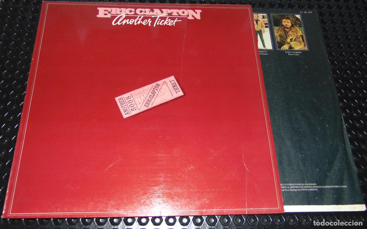 Discos de vinilo: ERIC CLAPTON - ANOTHER TICKET - LP VINILO - lleva la FUNDA INTERIOR - Foto 2