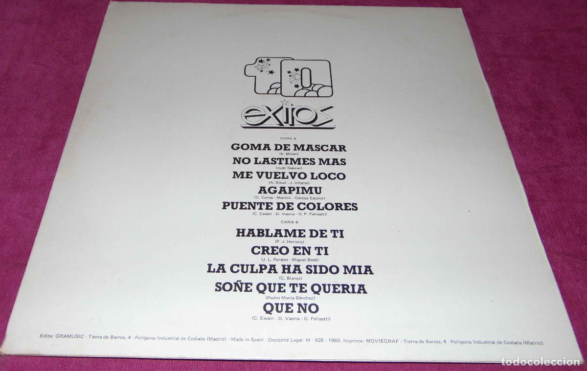 Discos de vinilo: 10 EXITOS EN COVER VERSION - LP GRAMUSIC DE 1980 - Foto 3