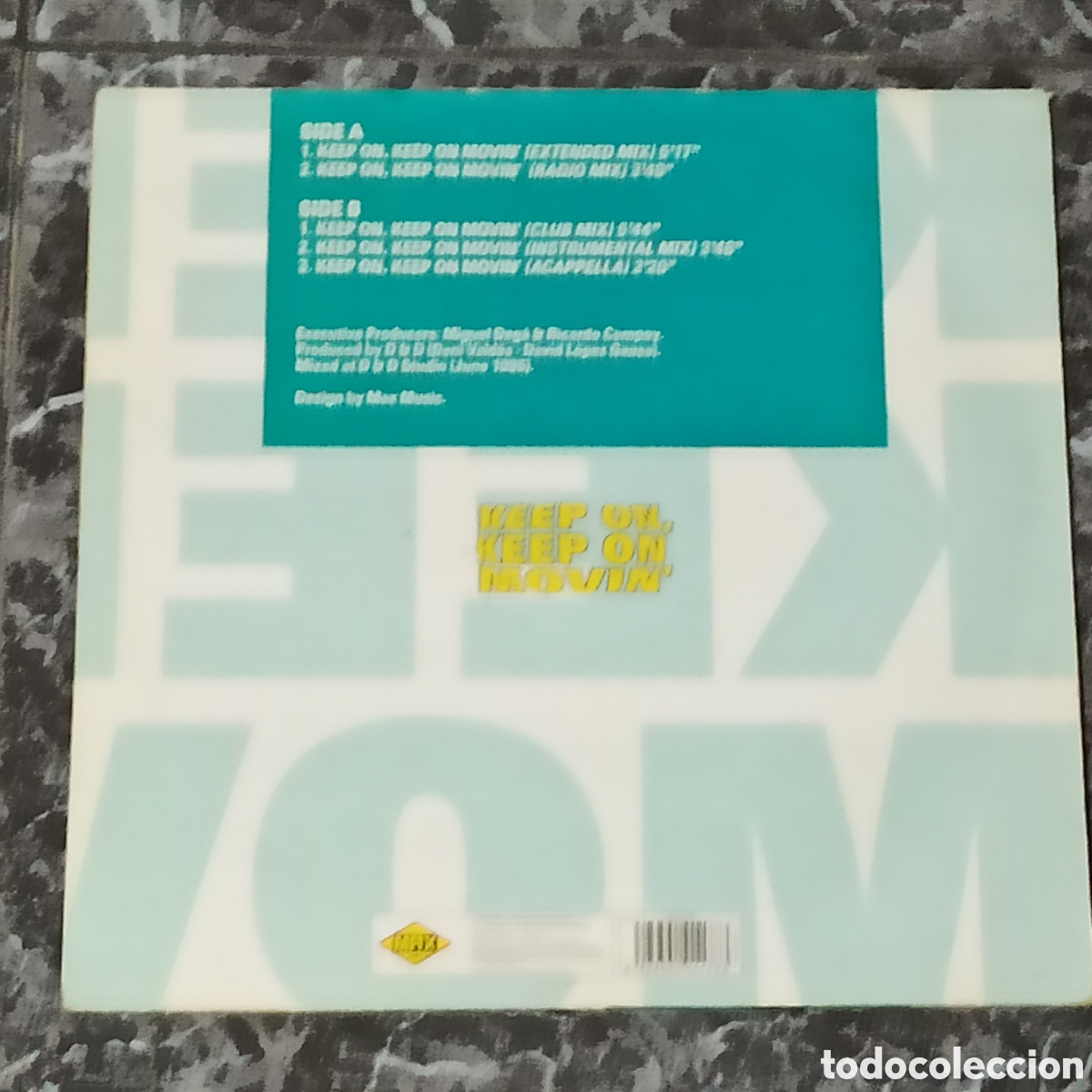 Discos de vinilo: Sonoro - Keep On, Keep On Movin (12&rdquo;, Maxi) - Foto 2