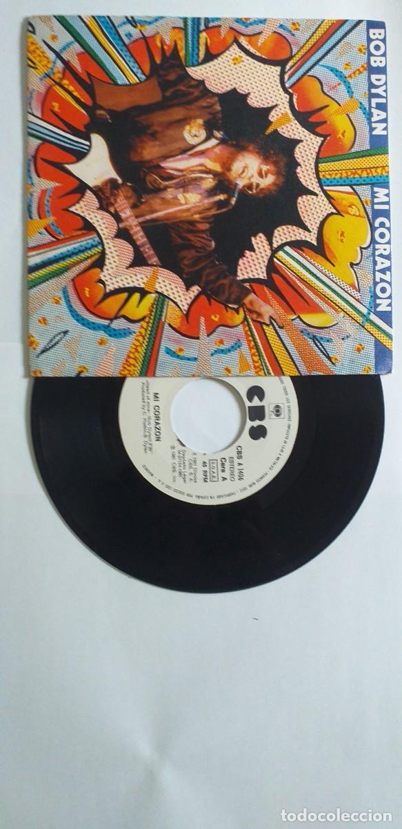 Discos de vinilo: BOB DYLAN MI CORAZON SINGLE 1981 PROMO - Foto 1