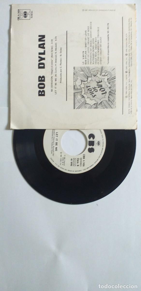 Discos de vinilo: BOB DYLAN MI CORAZON SINGLE 1981 PROMO - Foto 2