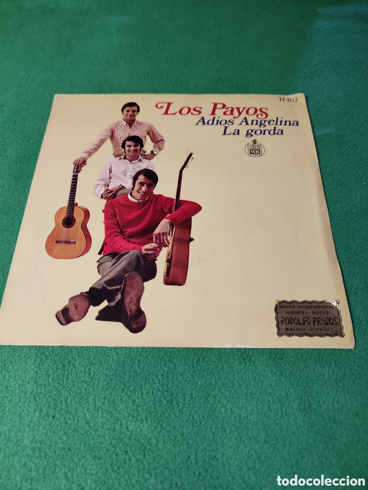 Discos de vinilo: Los Payos - Adi&oacute;s Angelina - Foto 1