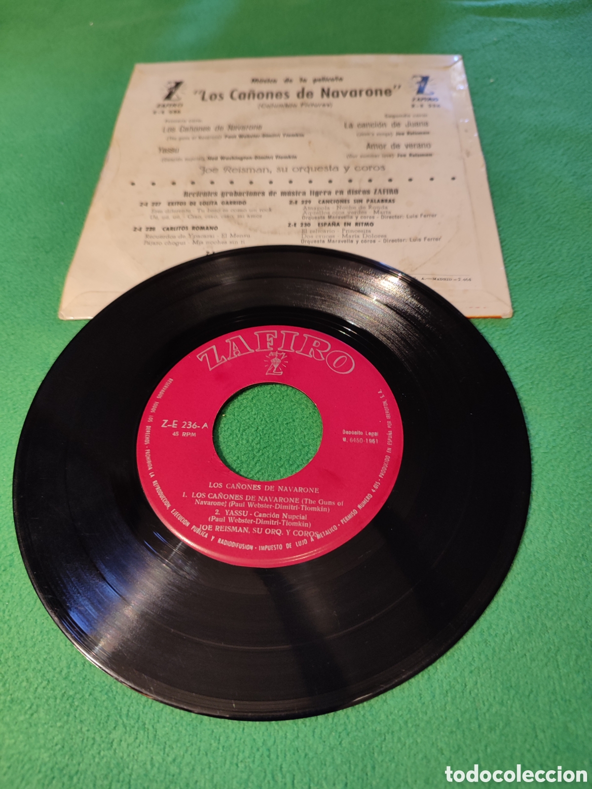 Discos de vinilo: Joe Reisman - Los Ca&ntilde;ones de Navarones+ 3 - Foto 2