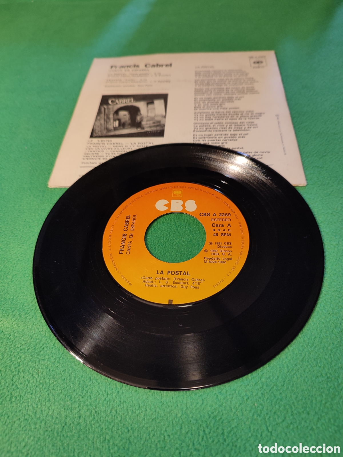 Discos de vinilo: Francis Cabrel - La postal - Foto 2