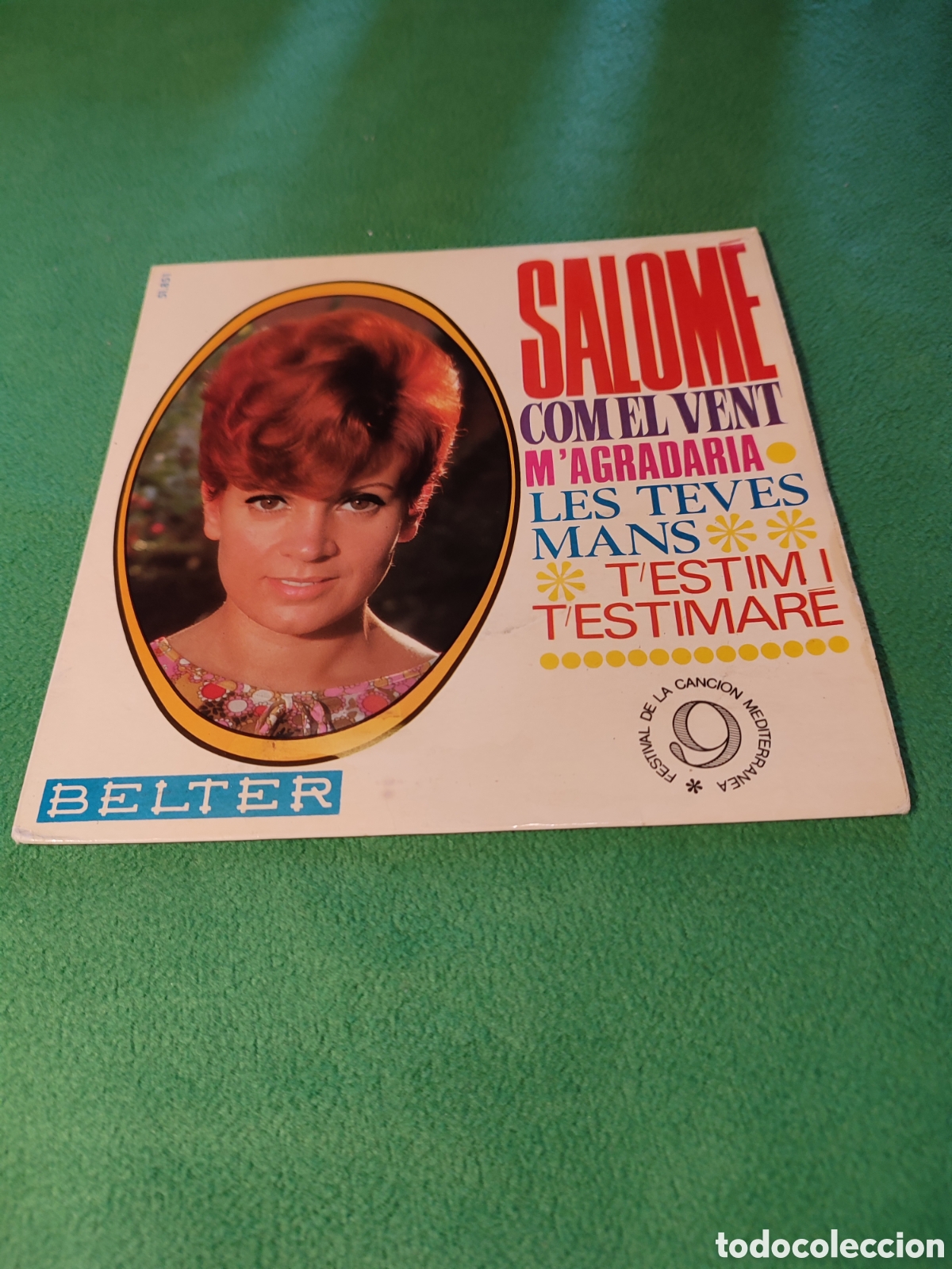 Discos de vinilo: Salom&eacute; -:Com el vent + 3 - Foto 1