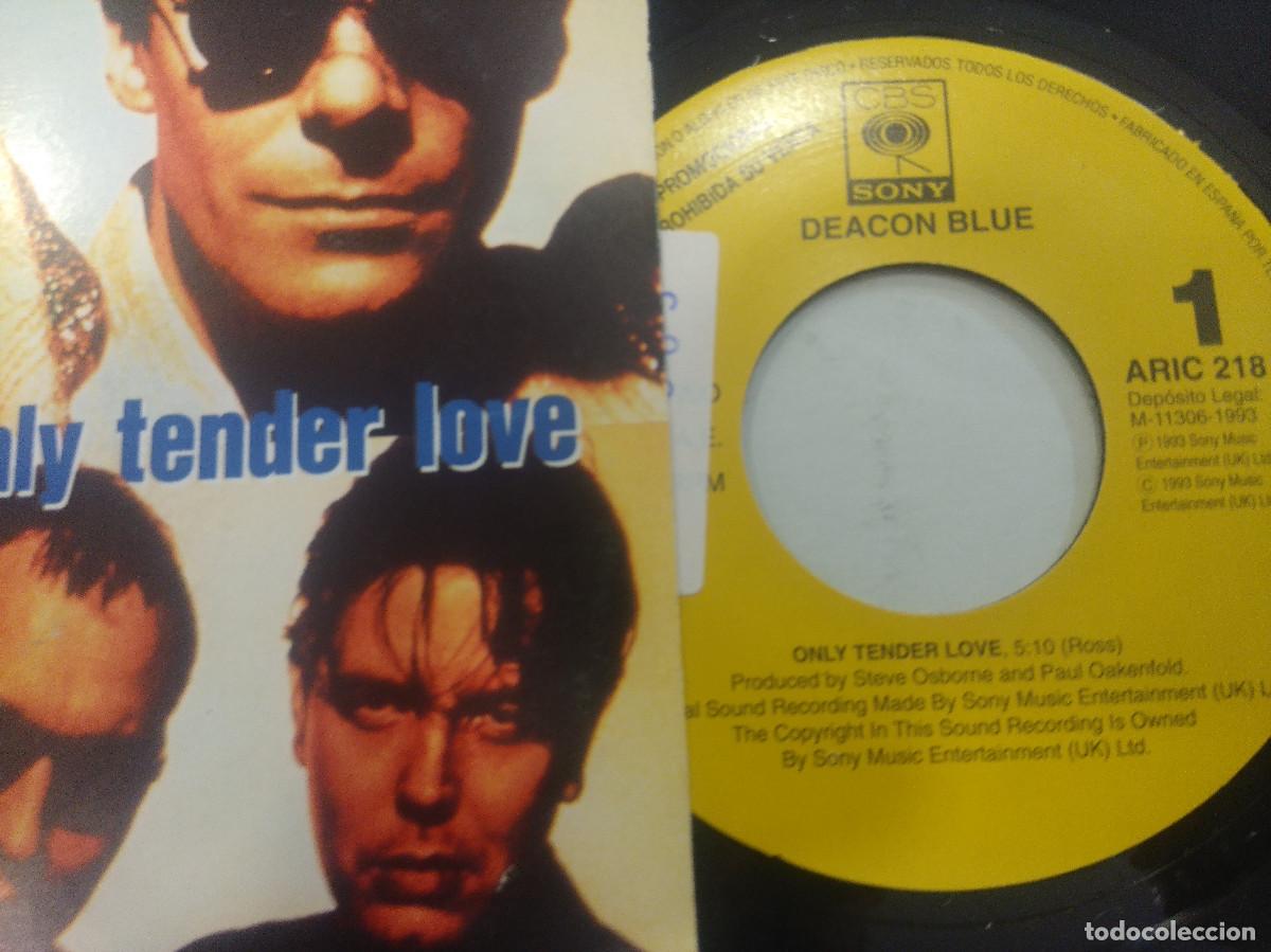 Discos de vinilo: DEACON BLUE/ONLY TENDER LOVE/SINGLE PROMOCIONAL. - Foto 2