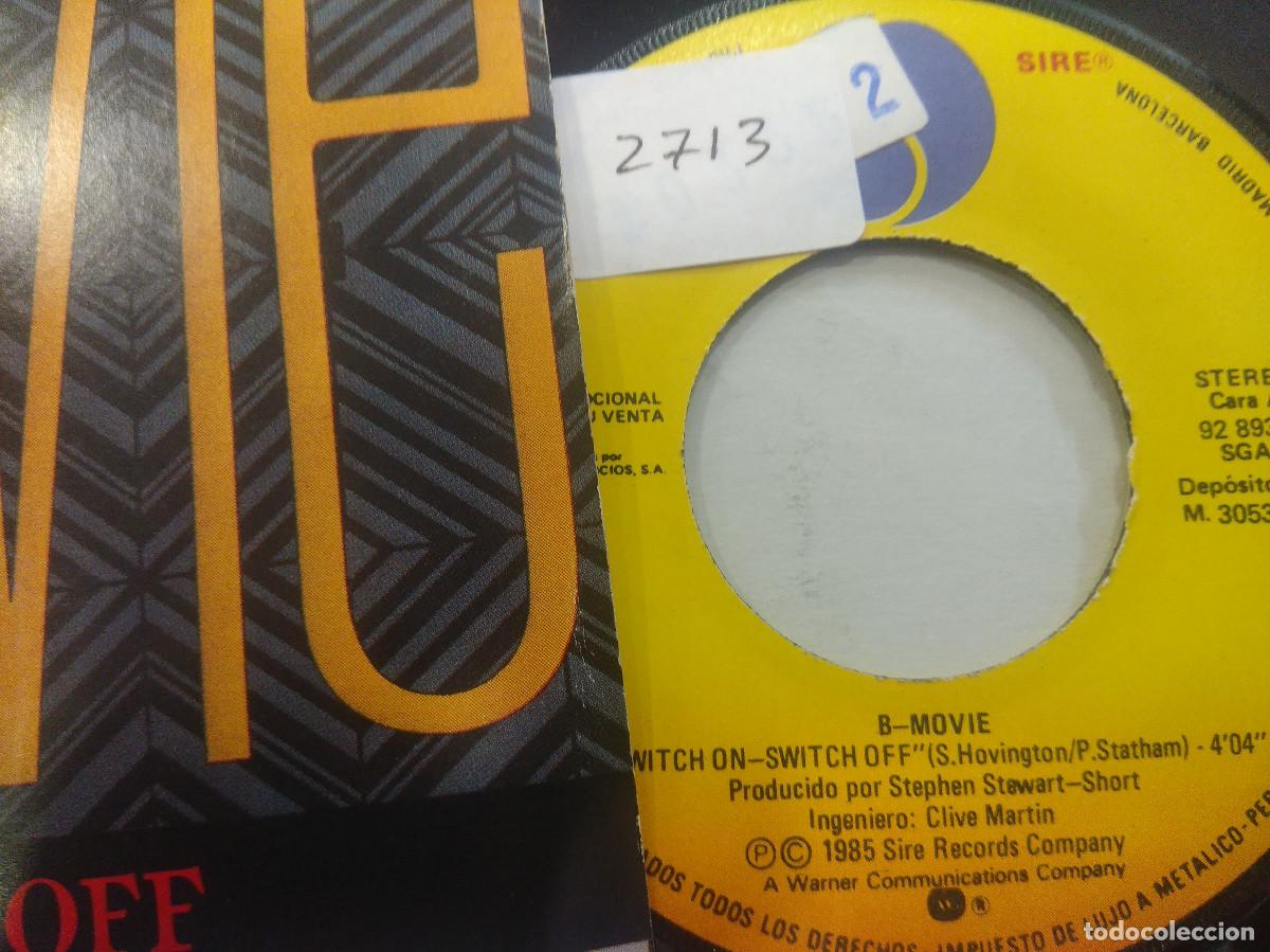 Discos de vinilo: B-MOVIE/SWITCH ON SWITCH OFF/SINGLE PROMOCIONAL. - Foto 2