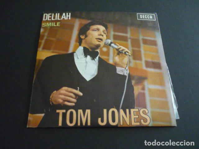 Discos de vinilo: TOM JONES DELILAH SMILE SINGLE - Foto 1