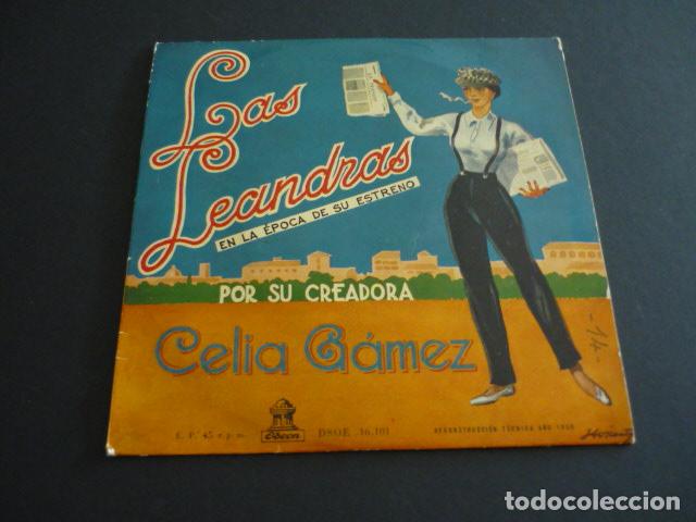 Discos de vinilo: LAS LEANDRAS CELIA GAMEZ SINGLE - Foto 1
