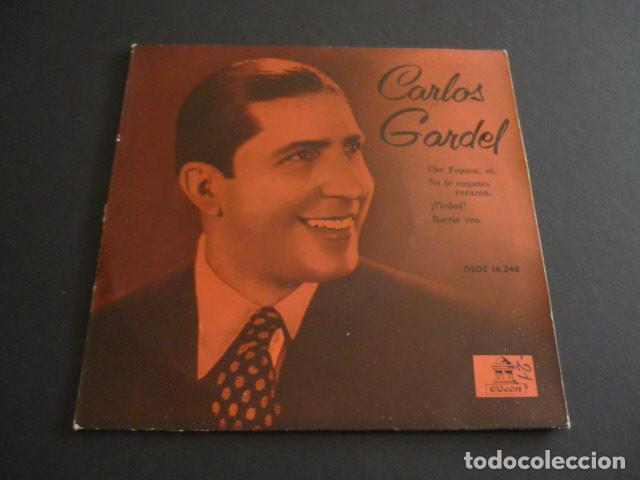 Discos de vinilo: CARLOS GARDEL CHE PAPUSA SINGLE - Foto 1
