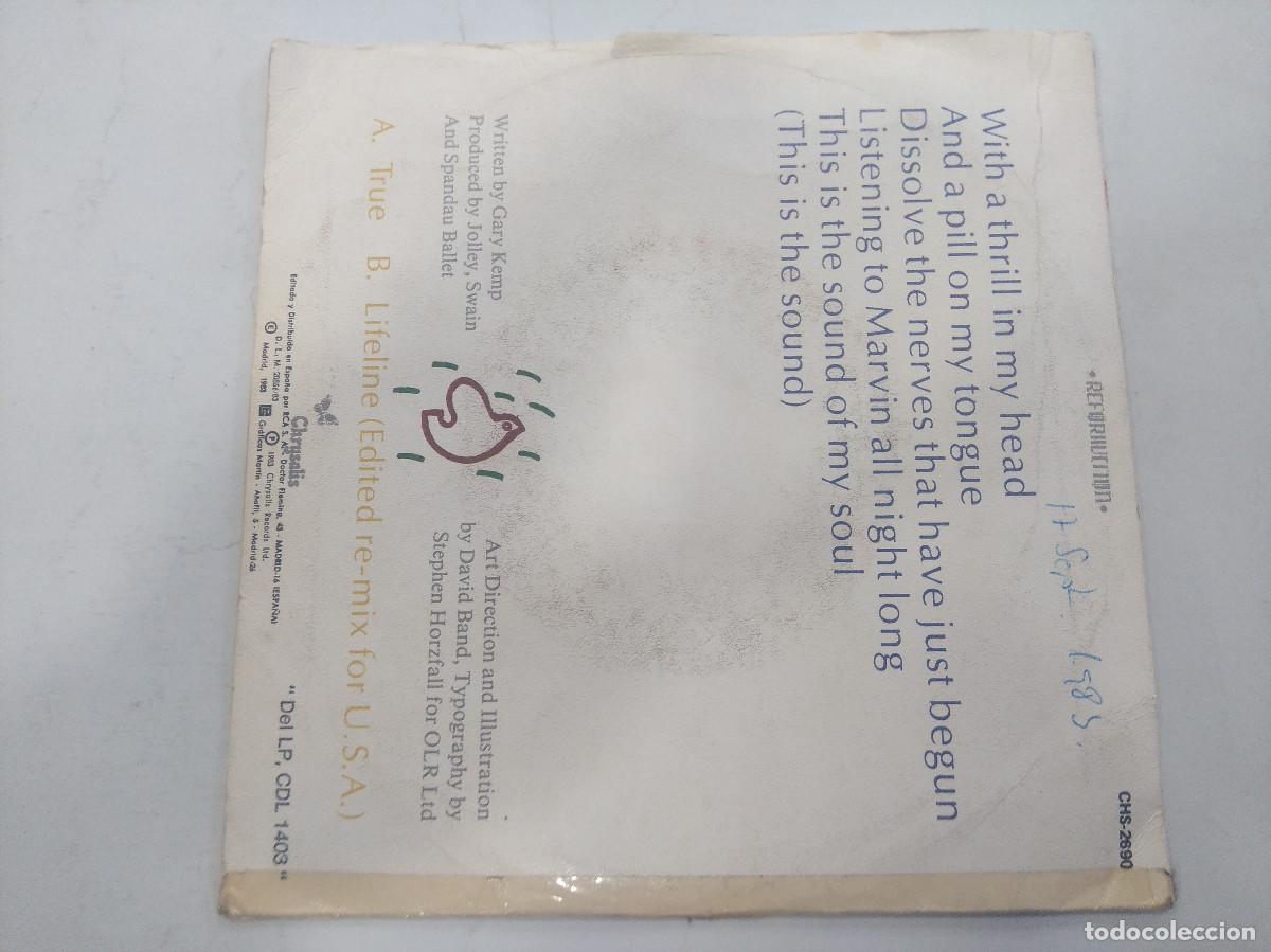 Discos de vinilo: SPANDAU BALLET/TRUE/SINGLE PROMOCIONAL. - Foto 3