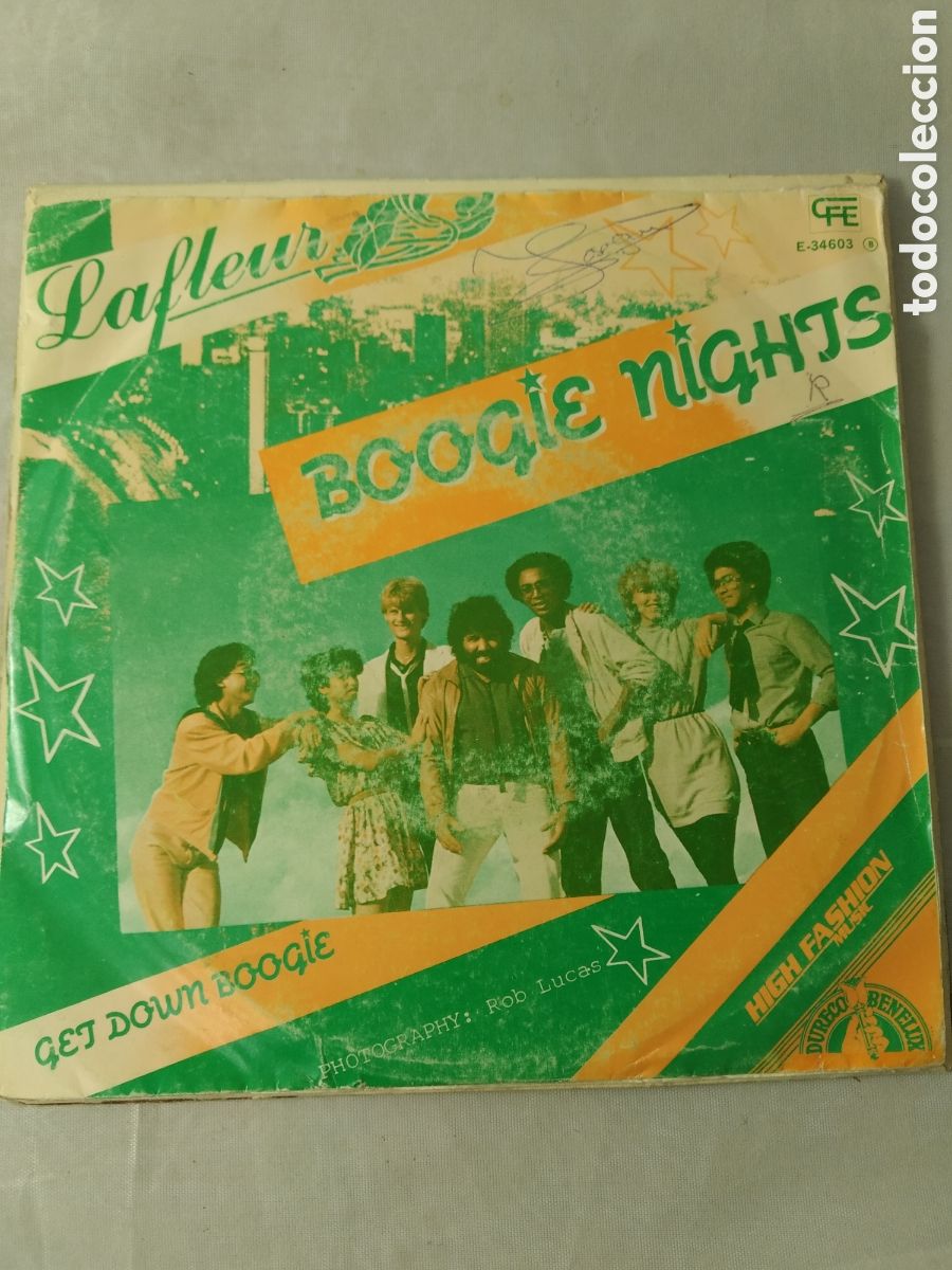Discos de vinilo: SINGLE LAFLEUR. BOOGIE NIGHTS. GET DOWN BOOGIE - Foto 1