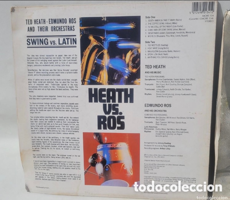 Discos de vinilo: Disco vinilo HEATH VS. ROS - Foto 2