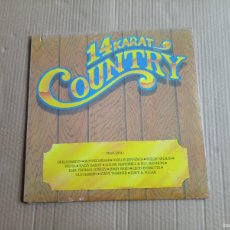 Discos de vinilo: VARIOS ARTISTAS - 14 KARAT COUNTRY LP 1984 EDICION USA NUEVO PRECINTADO