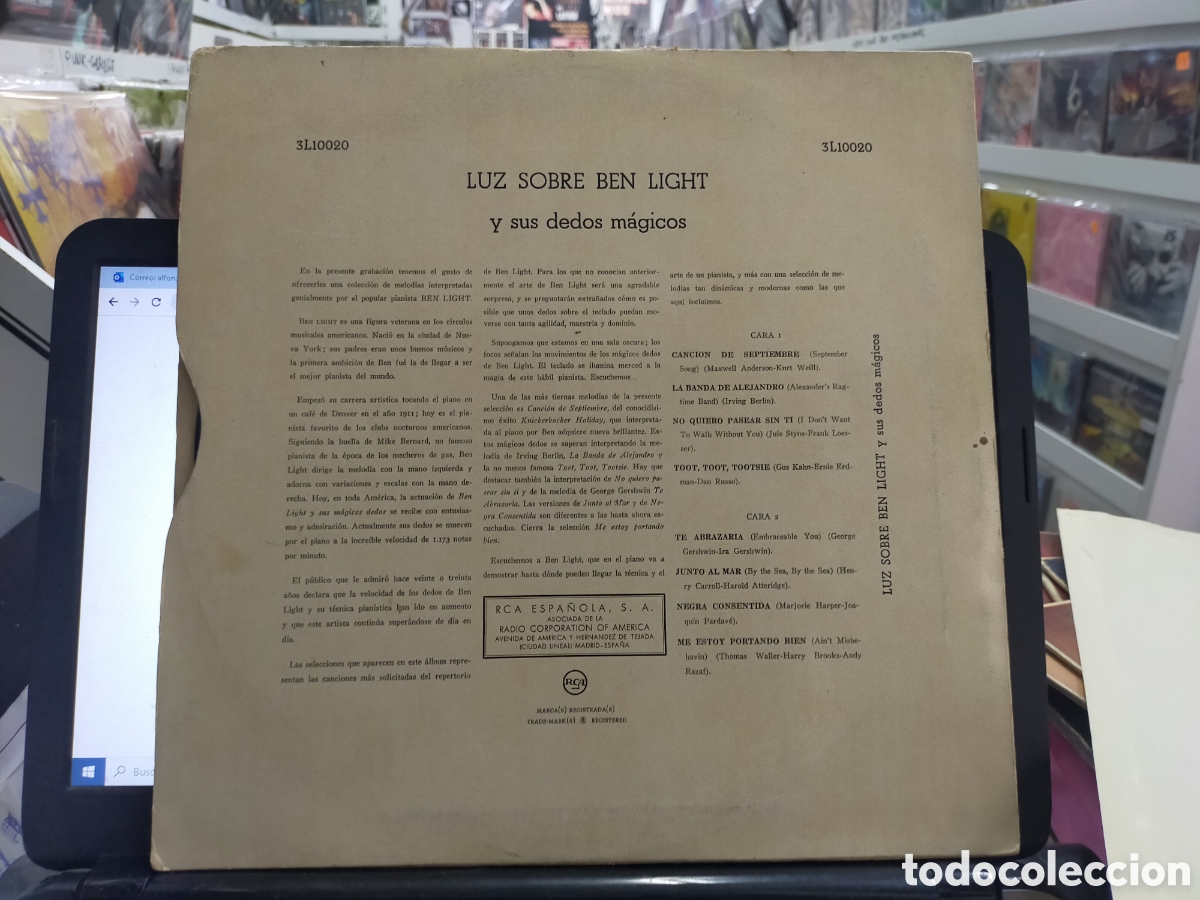 Discos de vinilo: Luz sobre buen light lp Espa&ntilde;a - Foto 2