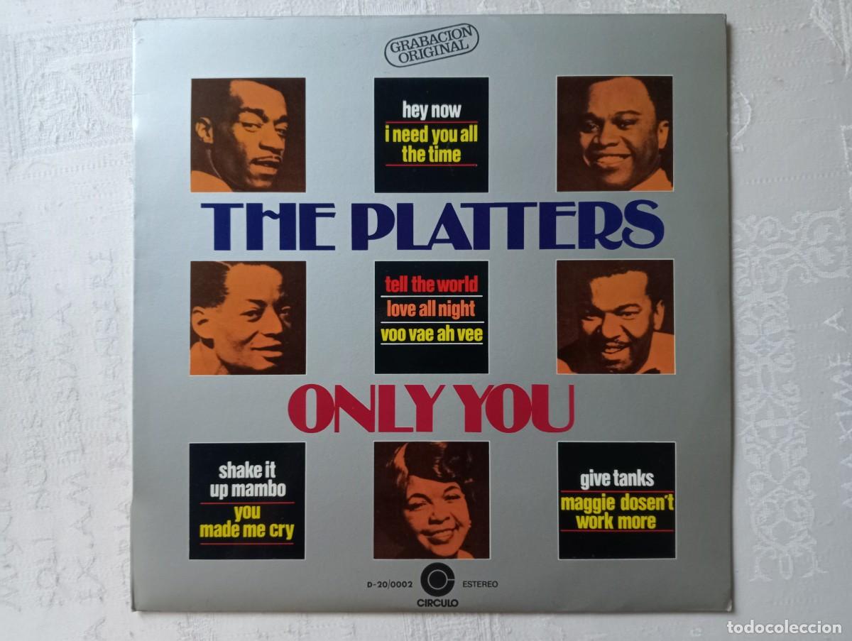 Discos de vinilo: LP THE PLATTERS - ONLY YOU - 1.979 - Foto 1