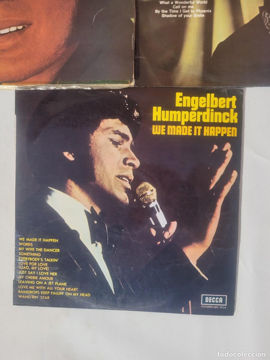 Discos de vinilo: Tres discos de vinilo, Engelbert Humperdinck - Foto 4