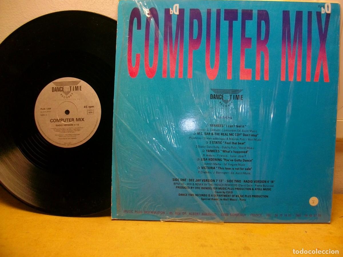Discos de vinilo: Computer Mix 12&rdquo; MAXI 45 RPM - Foto 2
