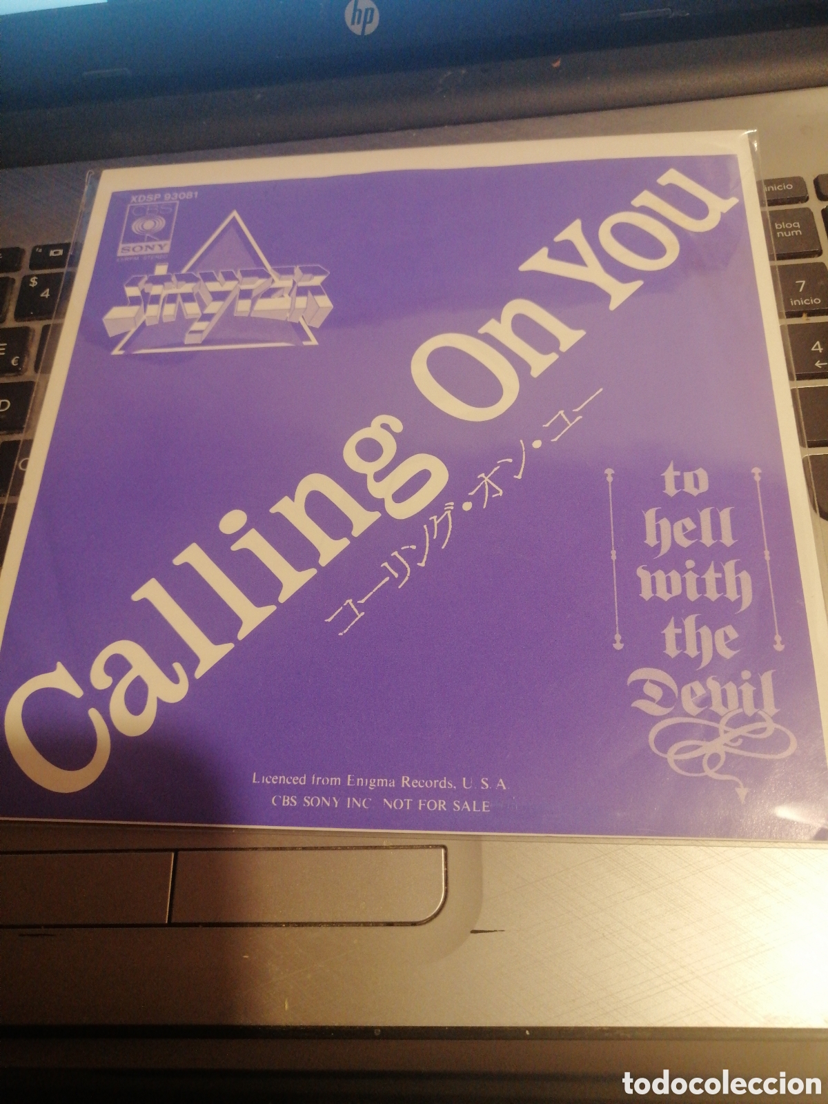 Stryper - Calling on you 7” (Japonés promo rarisimo)