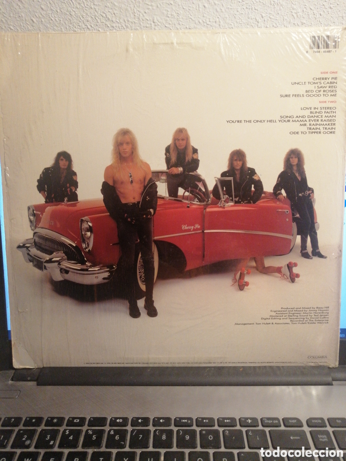 Discos de vinilo: Warrant - Cherry pie Lp (EEUU 1990) - Foto 2