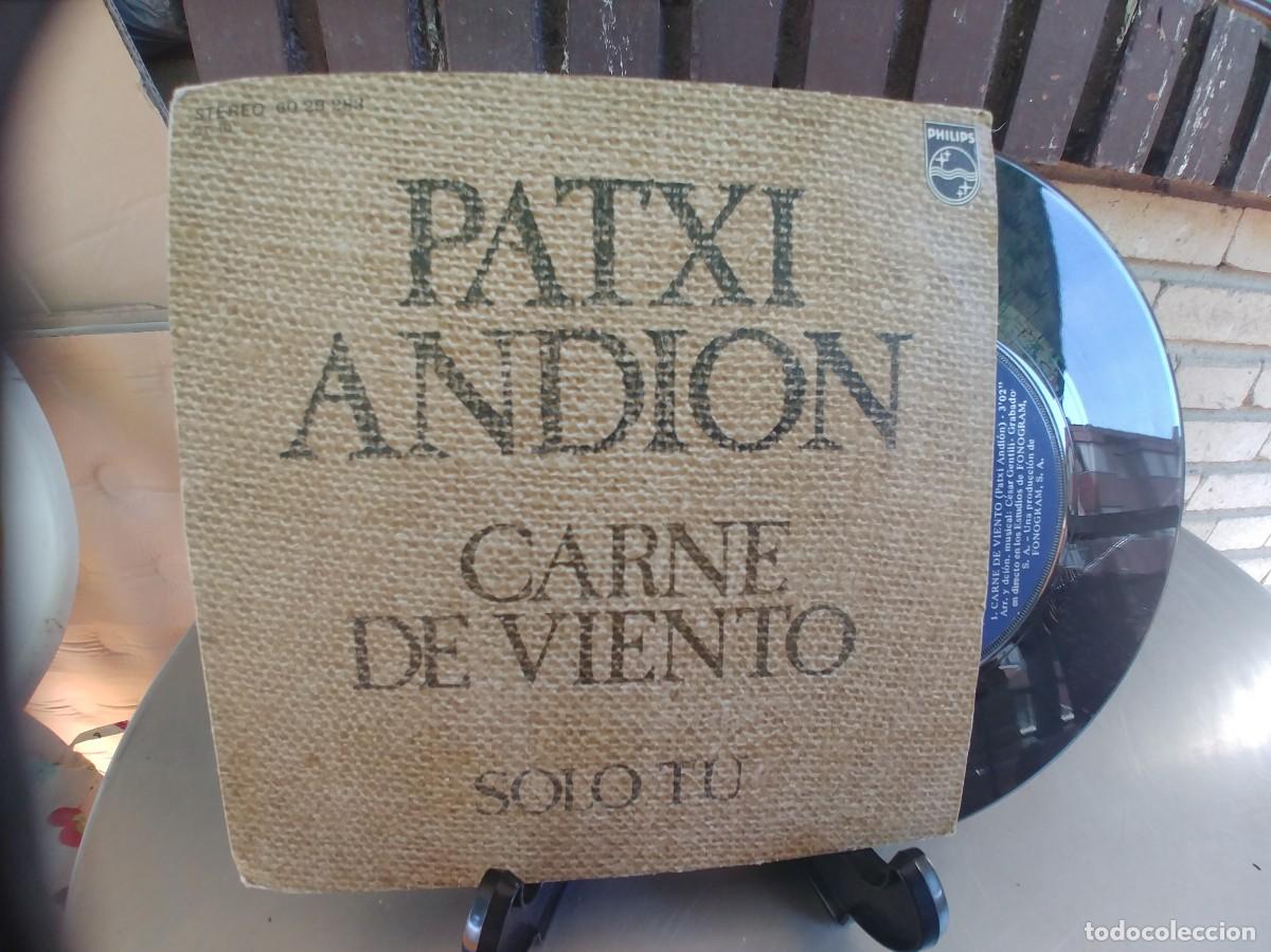 Discos de vinilo: PATXI ANDION-SINGLE CARNE DE VIENTO - Foto 1