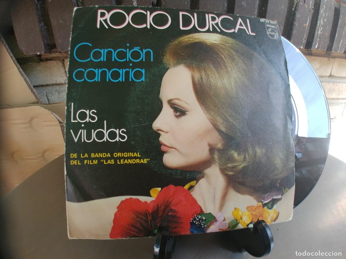 Discos de vinilo: ROCIO DURCAL-SINGLE CANCION CANARIA - Foto 1