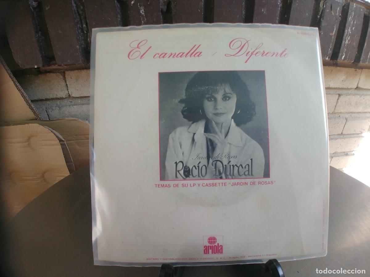 Discos de vinilo: ROCIO DURCAL-SINGLE EL CANALLA - Foto 2