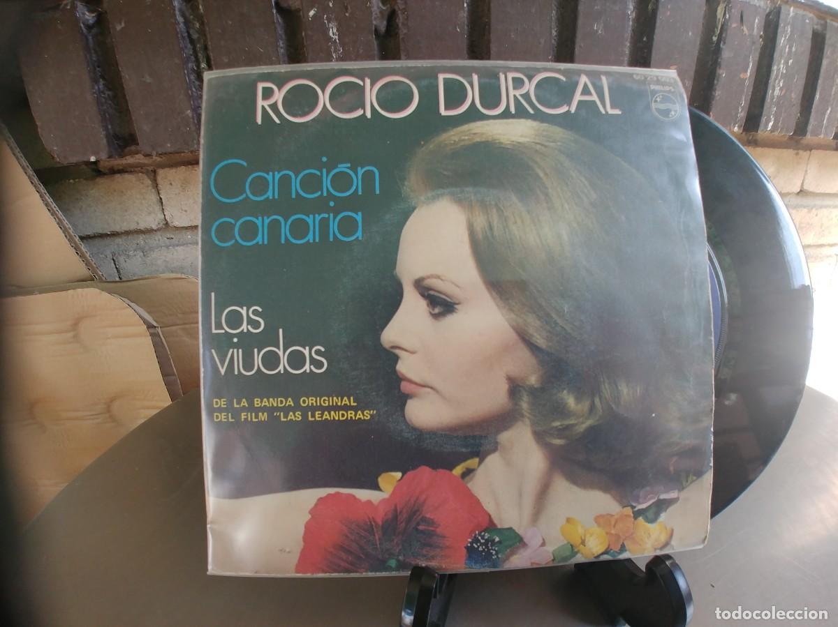 Discos de vinilo: ROCIO DURCAL-SINGLE CANCION CANARIA - Foto 1