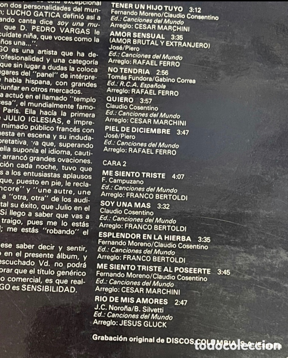 Discos de vinilo: Vinilo Betty Missiego - Foto 3