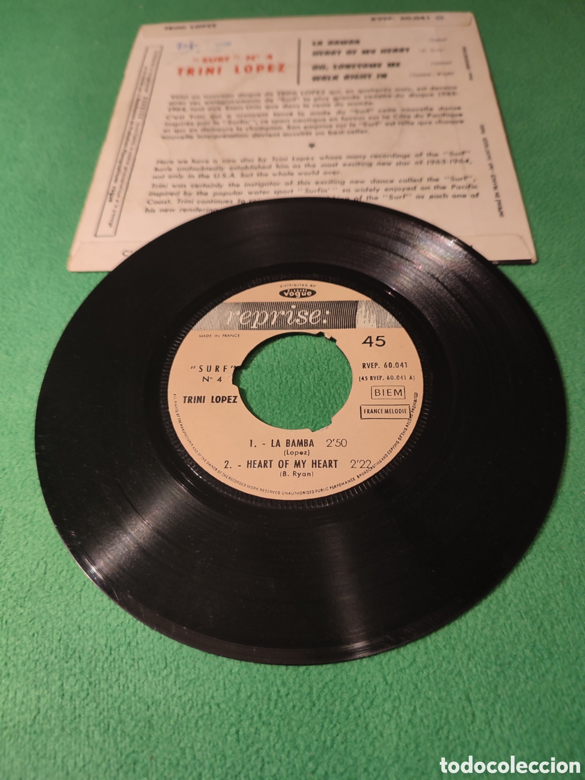 Discos de vinilo: Trini L&oacute;pez+ La Bamba + 3 - Foto 2