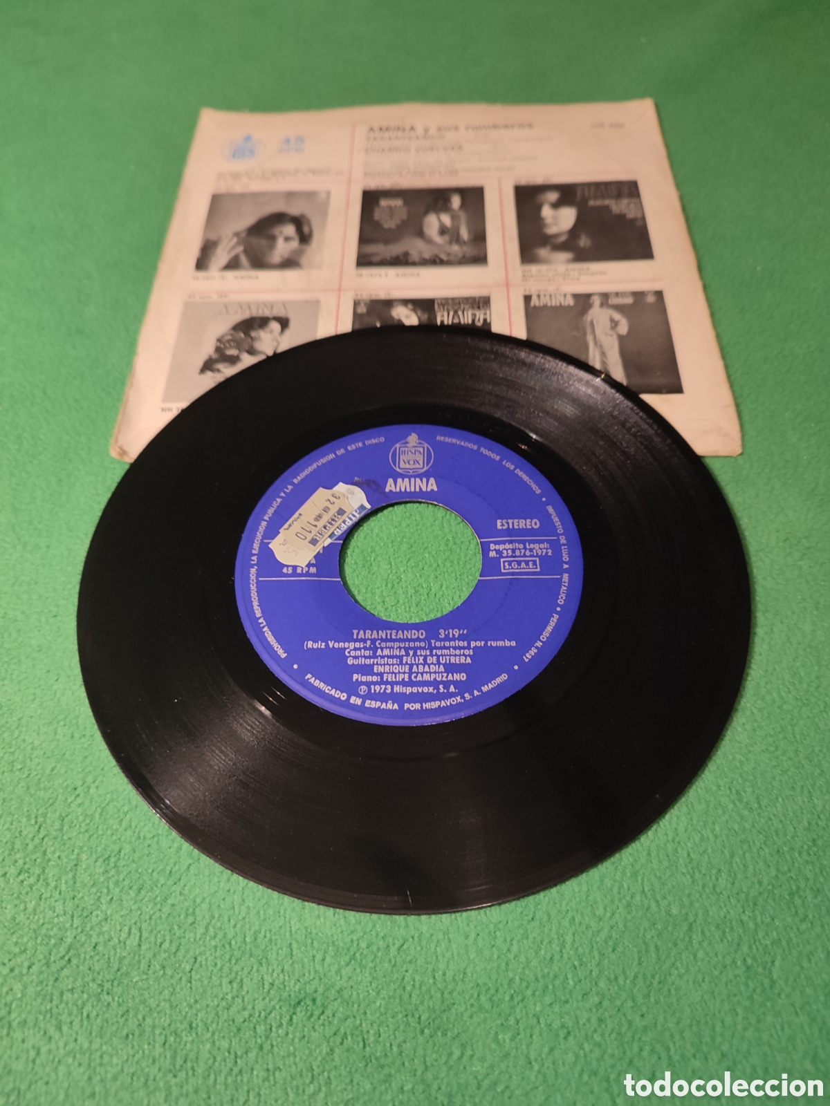 Discos de vinilo: Amina - Taranteando Vinilo single - Foto 2