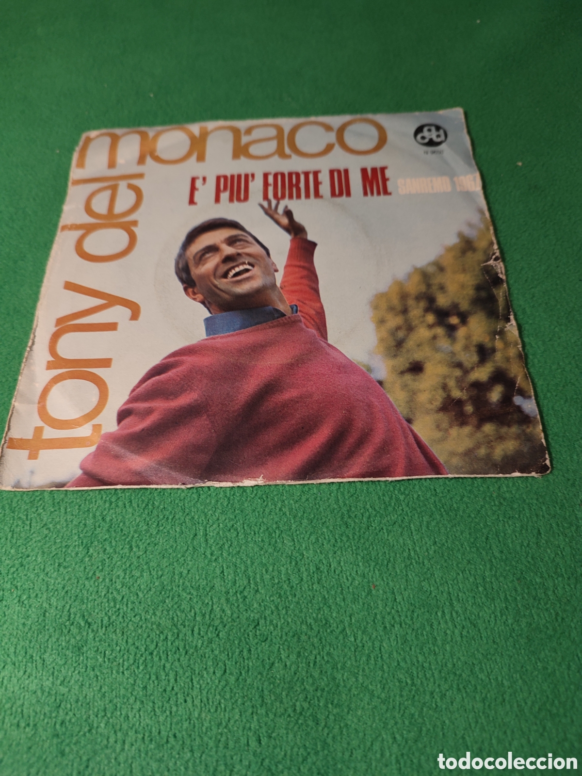 Discos de vinilo: Tony del M&oacute;naco - E piu forte de mi - Foto 1