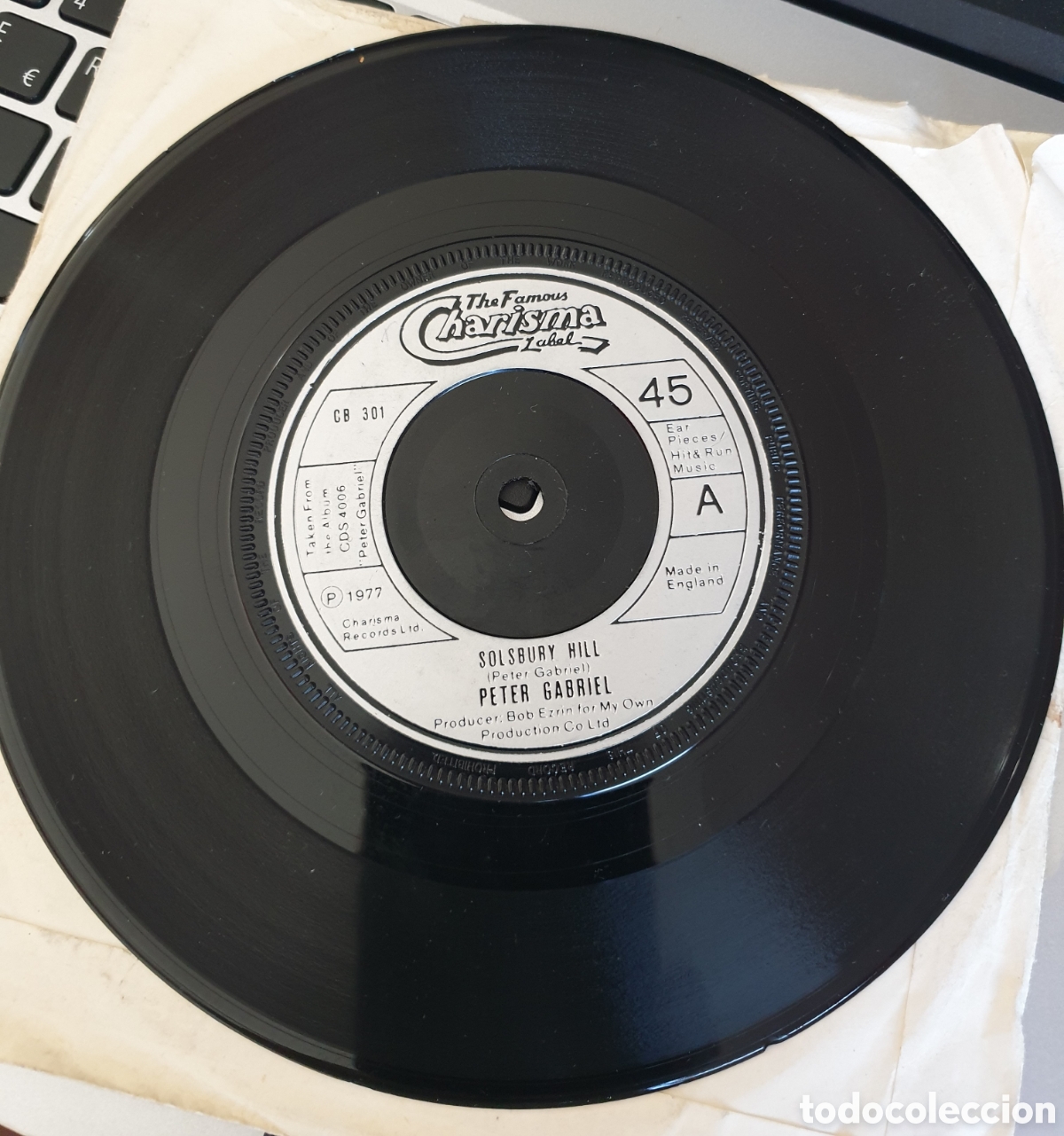 Discos de vinilo: Peter Gabriel - Solsbury Hill. SOLO DISCO - Foto 1