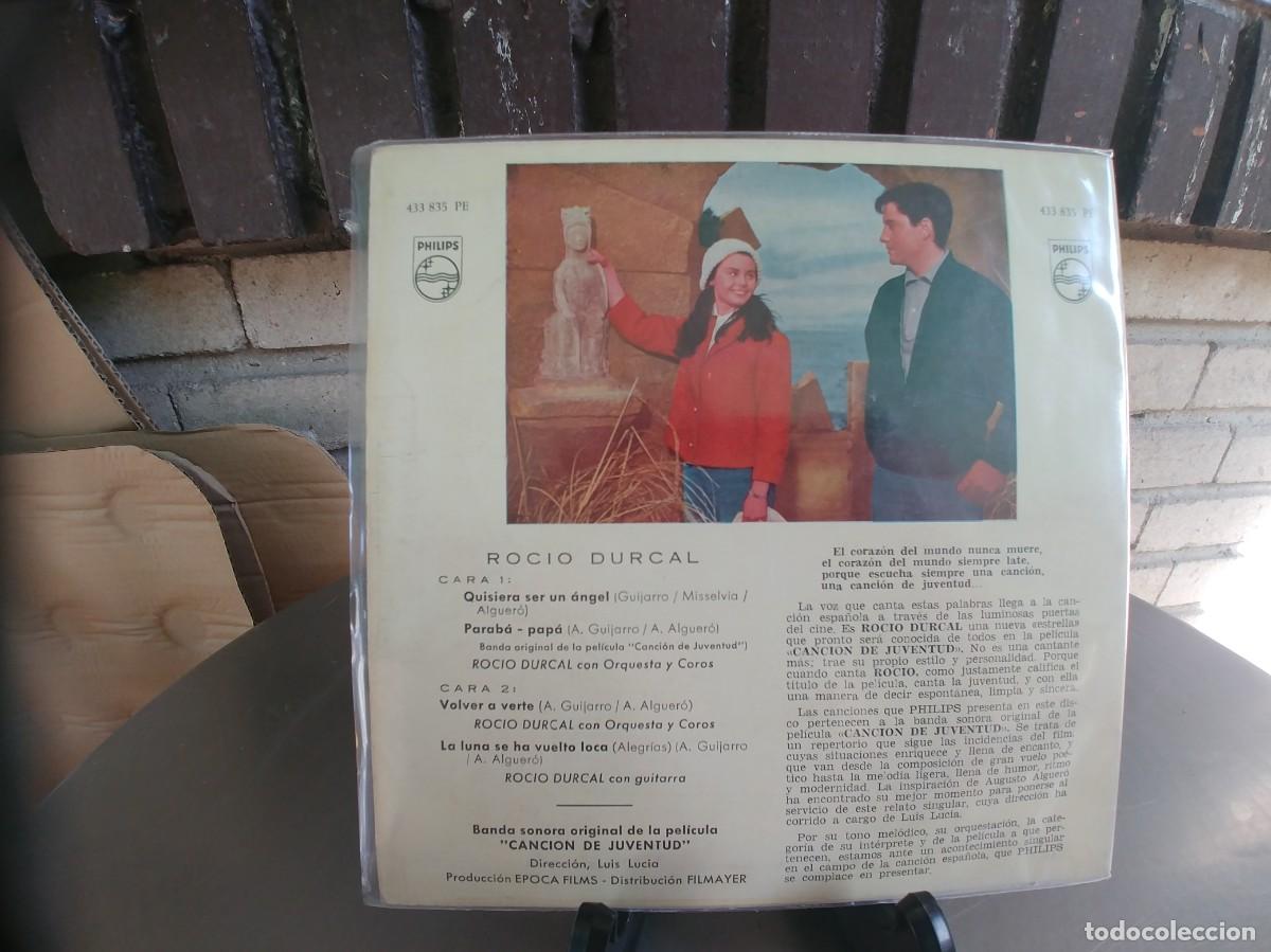 Discos de vinilo: ROCIO DURCAL-EP CANCION DE JUVENTUD - Foto 2