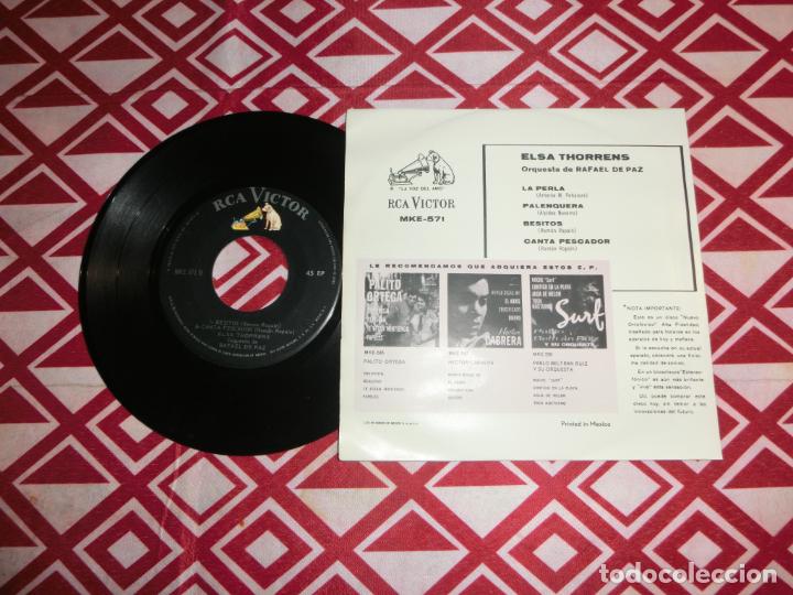 Discos de vinilo: ELSA THORRENS - LA PERLA +3 - Foto 2
