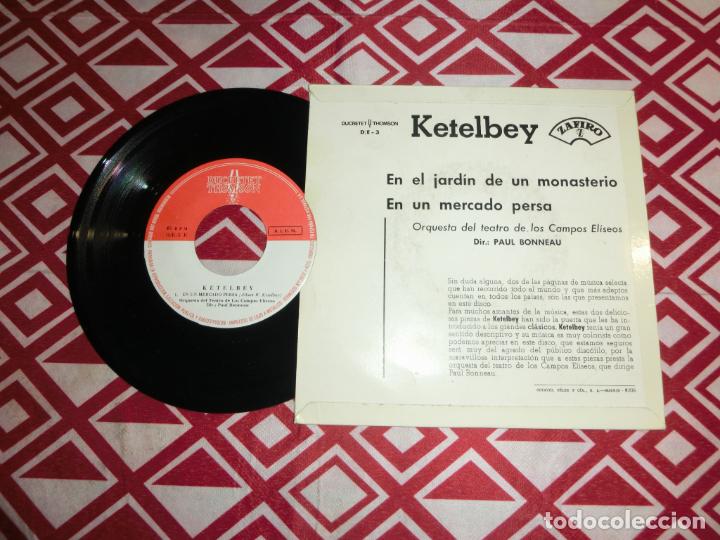 Discos de vinilo: ALBERT KETELBEY - EN EL JARDIN DE UN MONASTERIO - Foto 2
